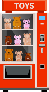 distributeur automatique de jouets